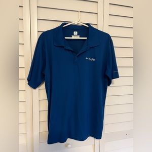 Men's Blue Columbia Polo Shirt